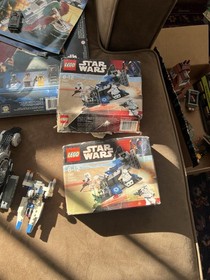 LEGO Star Wars Lot! Incomplete Sets & Boxes. 8097, 7674, 8037, 7667, 7661, 75015