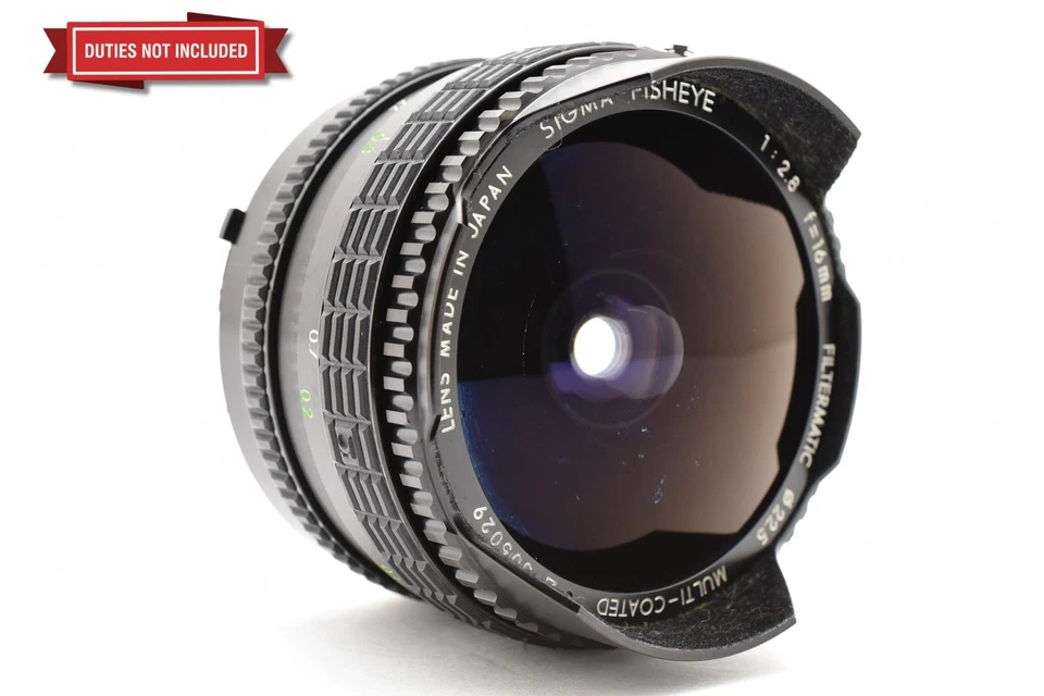 [Near MINT] Sigma Fisheye Filtermatic 16mm f2.8 MC Lens For Nikon F  From JAPAN - Image 4 of 4