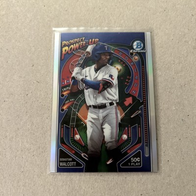  2024 Bowman Prospect Power-Up Sebastian Walcott #PP-20 (RC) Texas Rangers