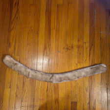 Vintage Evans Chicago Blond Mink Fur Collar, 3ft, Clips on Both Ends - Very Nice