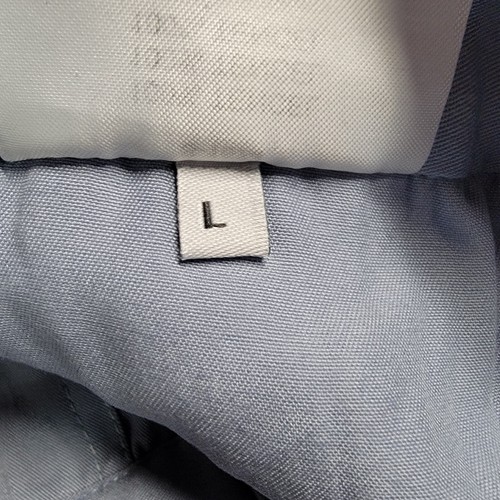 Gray Blue Pull On Wide Leg Flowy Crop Relax Trouser NEW Womens Pants Size L - Picture 21 of 22