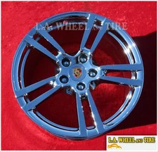 Set of 4 Chrome Wheels for Porsche Panamera OEM 20" 67415 67416