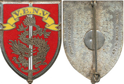 Nationalgarde Südvietnam, V.B.N.V., flacher guillochierter Rücken, D.O.Métra (2251)