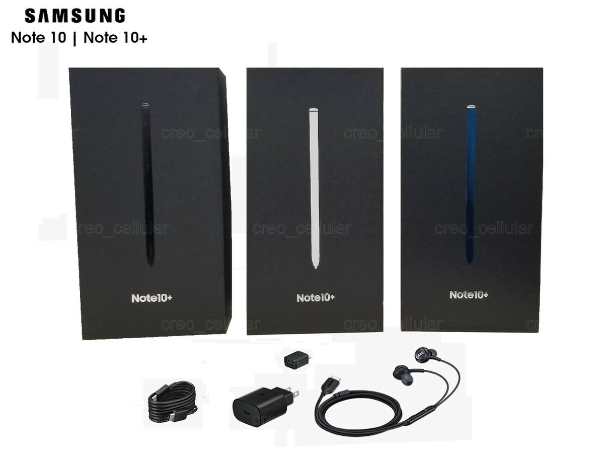 Samsung Galaxy Note 10 10+ Plus Box with OEM Accessories