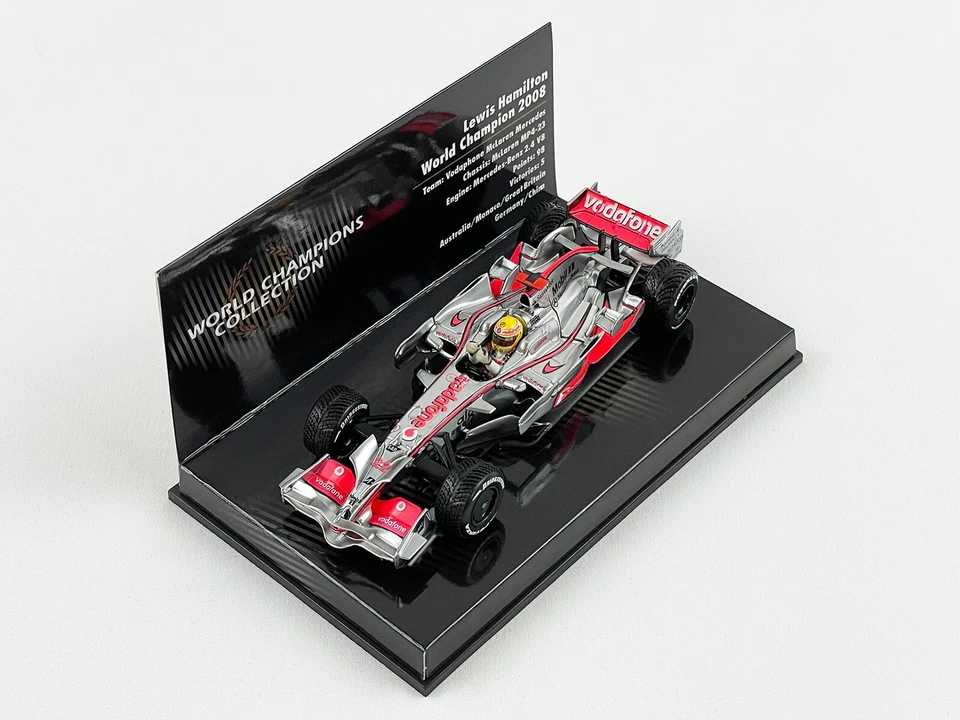 McLaren F1 MP4-23 #22 Lewis Hamilton Brazil 2008 World Champion 1:43 MINICHAMPS - Image 2 of 4