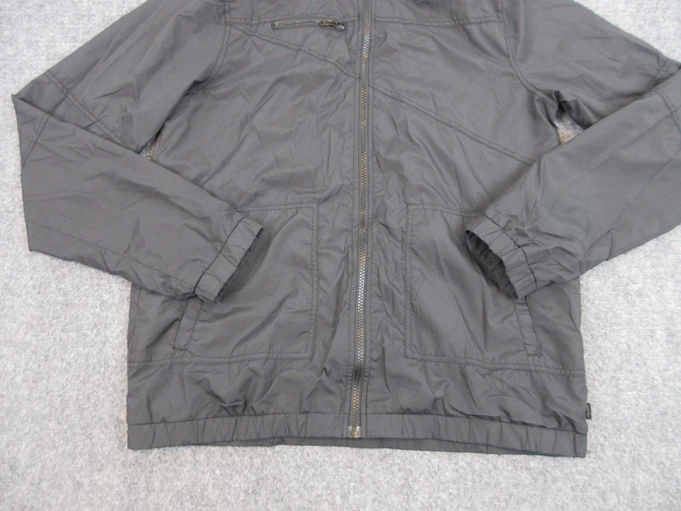 Chaqueta Volcom Para Hombre Adulto Grande Negra Exterior Cortavientos Sudadera con Capucha Abrigo Informal Foto 3 de 4