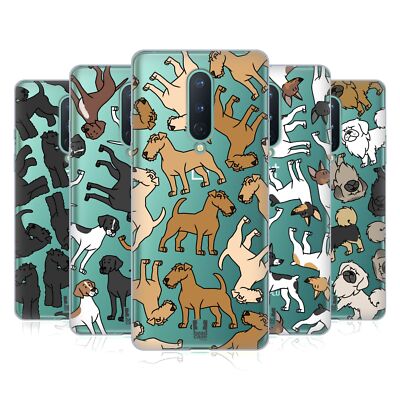 HEAD CASE DESIGNS HUNDERASSEN MUSTER 13 GEL HANDYHÜLLE FÜR GOOGLE ONEPLUS HANDYS