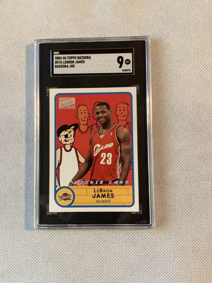 03-04 Bazooka レブロン・ジェームズ 276 Amazon.com: LeBron James Rookie Card 2003-04 Bazooka Minis #276