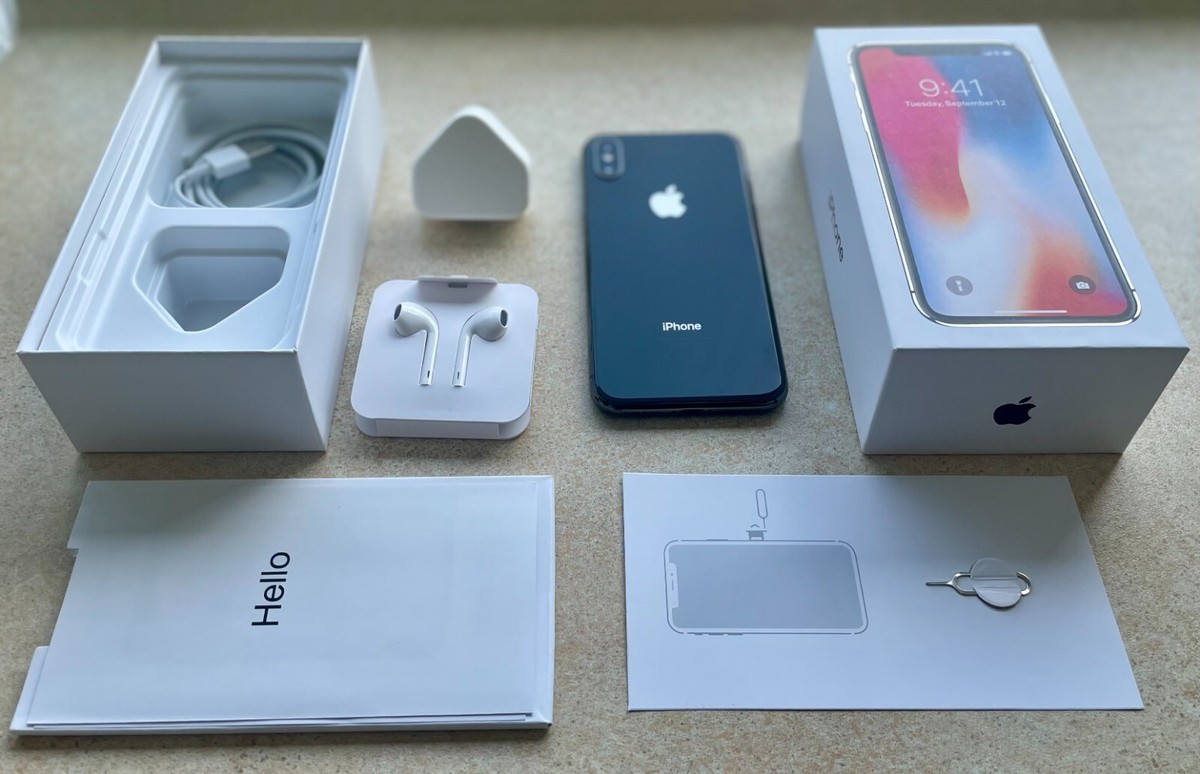 NEW Apple iPhone X - 256GB , Unlocked - Never used with box, BLACK