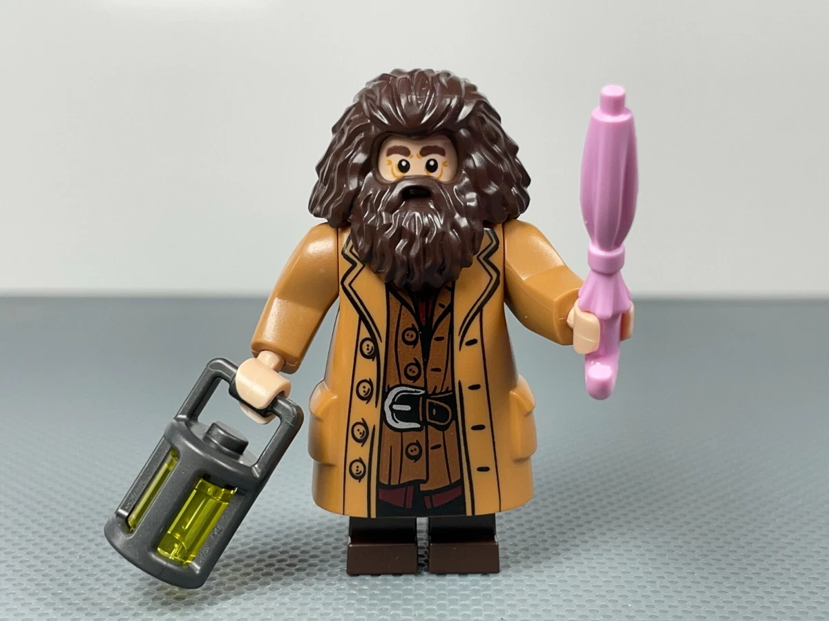Rubeus Hagrid 75954 75947 75978 Harry Potter LEGO Minifigure Figure Umbrella
