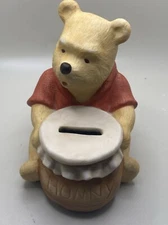 Winnie The  Pooh Hunny Pot Coin Bank Willitts Galleries The Walt Disney Company 