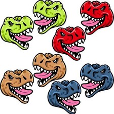 8 Pairs Dinosaur Pasties Cover Rave Secrets...