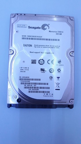 Seagate Momentus 5400.6 ST9320325AS 320 GB SATA SMART ok Laufzeit 246 Stunden