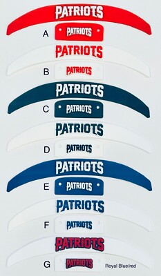 Patriots MINI Helmet 3D Bumpers, Speed Version
