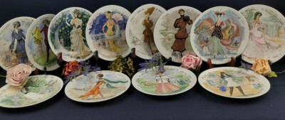 Women of the Century D'Arceau Limoges Set of 12 Collector's Plates
