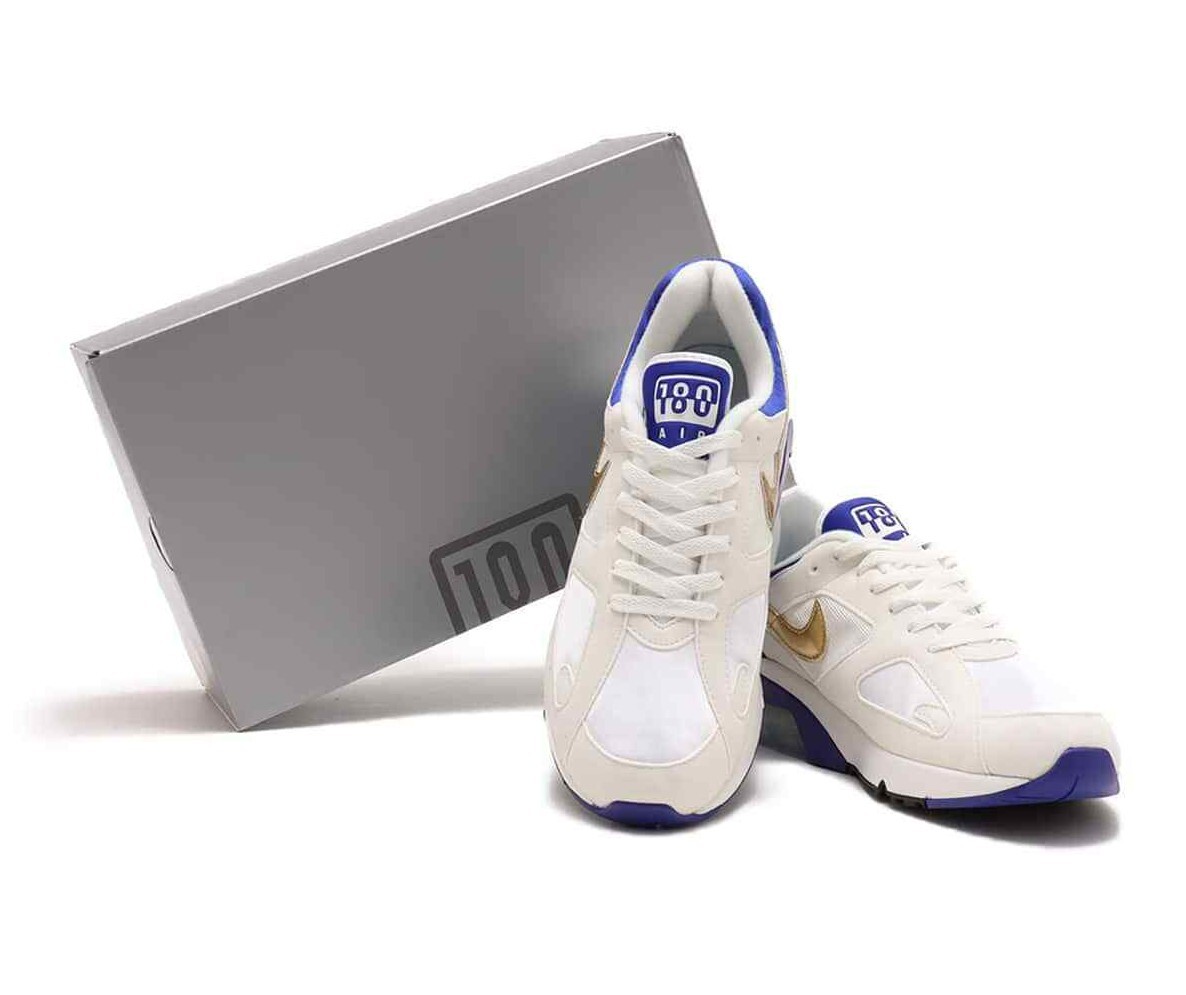 [Nike] ナイキ Air 180 Summit White and Concord Nike Air 180 Summit White Concord 2024 FJ9259-101 Men US 7