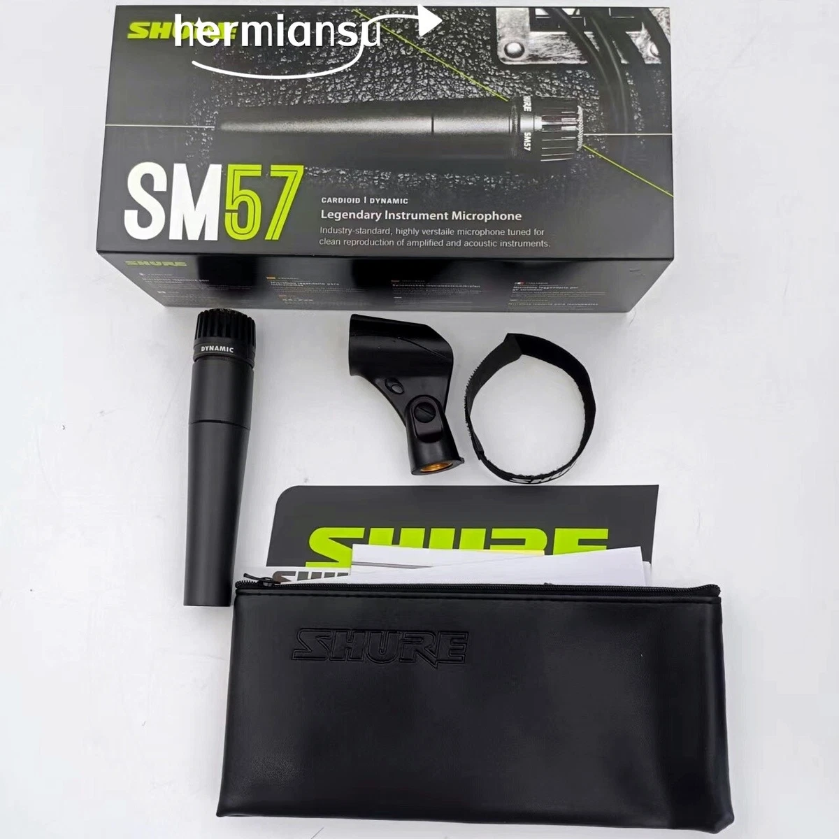 SHURE SM57 ポルシェロゴ　USA 傷あり　ビンテージ Shure SM57 Pro Audio Microphones for sale | eBay