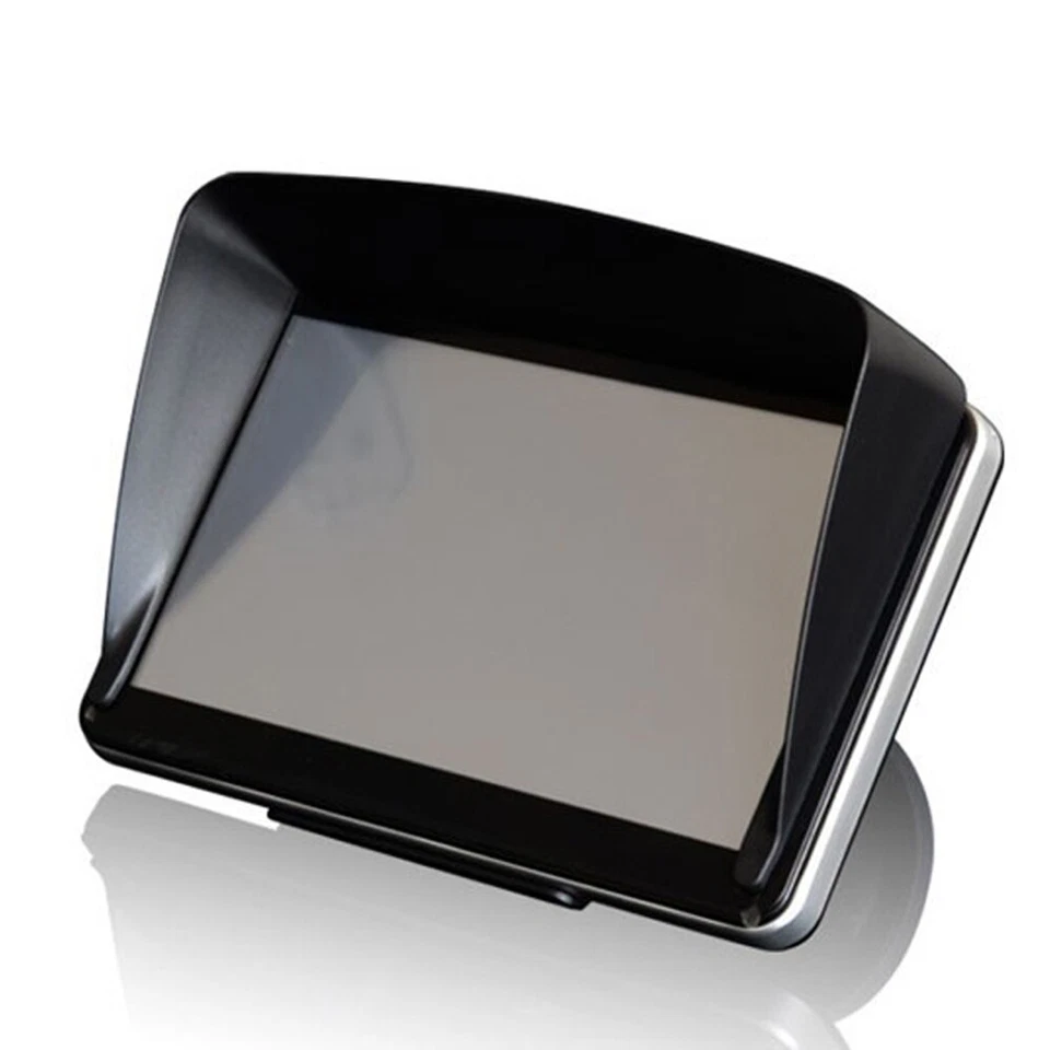 Car 7'' Black Accessories Sun Shade Sunshield Anti-Glare For Car GPS Navigator - Image 4 of 4