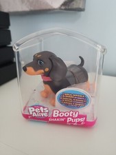 ZURU Pets Alive Booty Shakin' Pups Interactive Mini DACHSHUND NEW