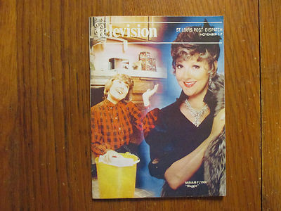 1981 St.Louis Post-Dispatch TV Mag(MAGGIE/MIRIAM FLYNN/EMMA SAMMS/GOLIATH AWAITS