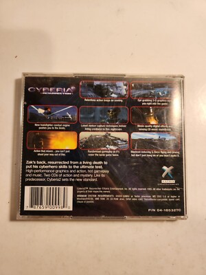 Cyberia 2 Resurrection (1995) - PC - Big Box Française - État Très Bon