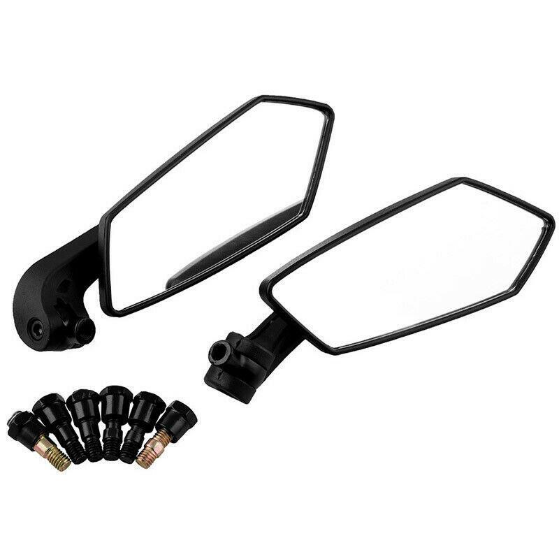 A pair Motorcycle Scooter Choppers Side Rear View Mirror 8mm 10mm Accessory