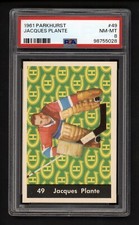 1961 PARKHURST #49 JACQUES PLANTE PSA 8 NEAR MINT-MINT