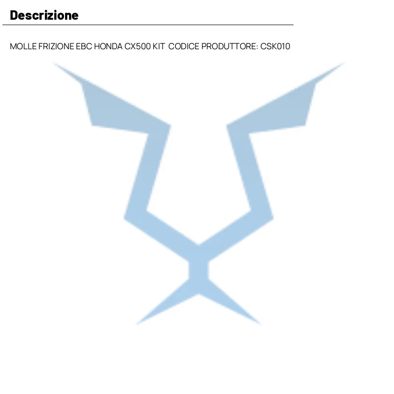 MOLLE FRIZIONE EBC KIT CSK010 FOR KAWASAKI 900 Z KZ900 1976-1976 Foto 4 de 4