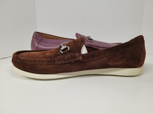 Mocasín Allen Edmonds Randolph Bit para hombre (color púrpura/marrón desajustado) talla 9D - Imagen 9 de 14