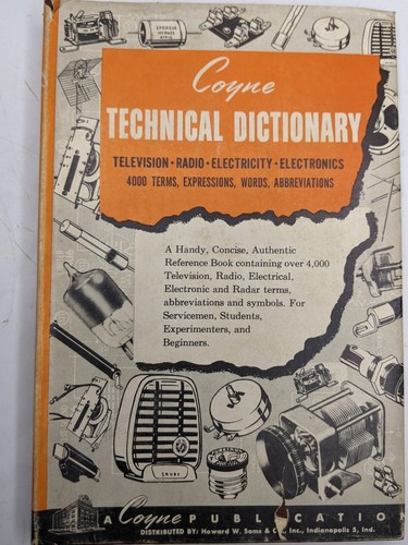 Vtg Coyne Technical Directory Book Television TV Radio Electricity Electronic B2 - Imagen 2 de 8