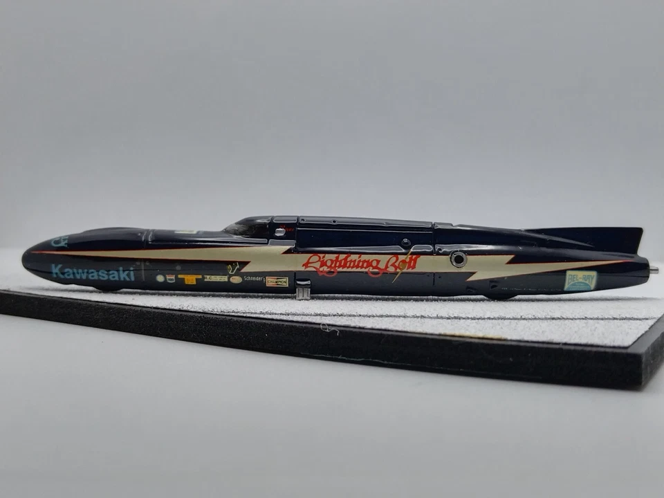 Model Assemblies 1/43 1978 Kawasaki Lightning Bolt Driven By Don Vesco. Rare!  - Image 2 of 4