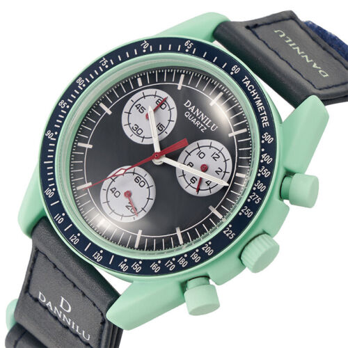 Large Dial Planet Men and Women Couple Watch Watch Non-Mechanical Beautiful - Picture 1 of 22