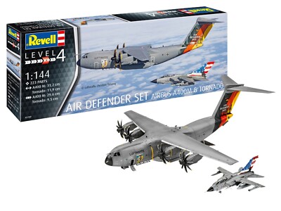 ''Air Defender 2023'' Modellbausatz Set mit A400M und Tornado in 1:144