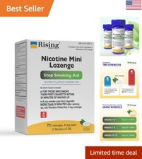 Mint Flavor Nicotine Lozenge, 4mg - 72 Count for Effective Smoking Cessation