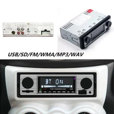 Car Stero FM retro radio car 12V Player Bluetooth Stereo MP3 USB AUX WAV FM