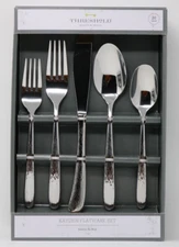Threshold 20pc Silver Texture Kayden Silverware Set - Service For 4 - NEW