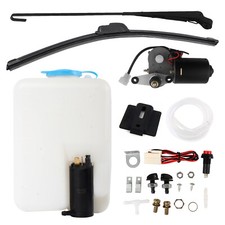 Universal Electric Utv Windshield Wiper Kit Washer Pump12v Motor For Polaris Us