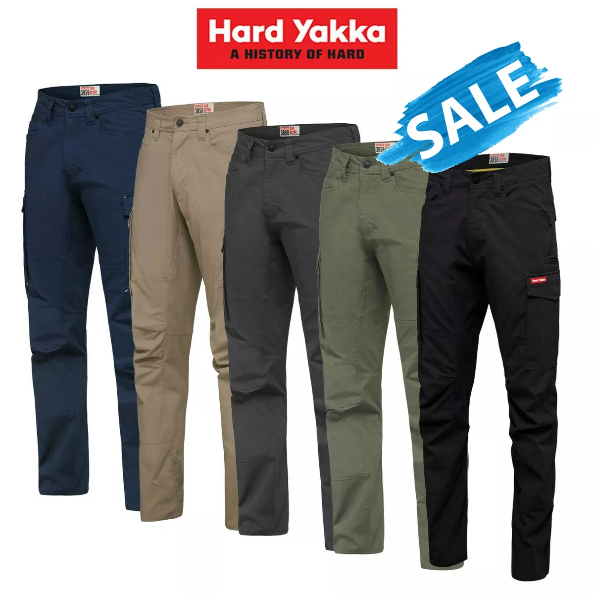Hard yakka stretch work pants sales