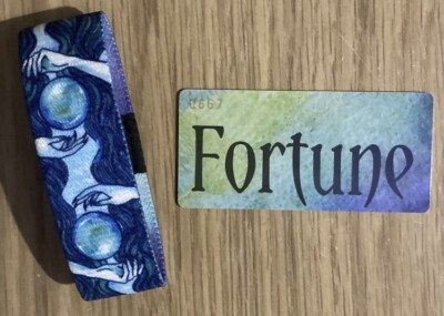 Zox Fortune Armband Strap und Karte. Kristallkugel, Wahrsager Motiv