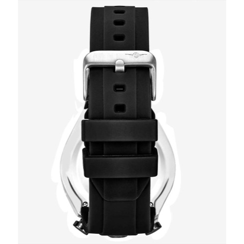 Stuhrling Original 894 02 Torero Chronographe Date Caoutchouc Noir Sangle Montre - Photo 3 sur 4