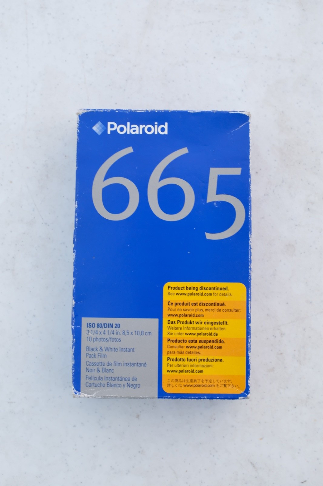 COLD STORED Polaroid 665 PN RARE Packfilm EXP 05.2007 last production year