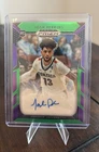Josh Perkins 2019-20 Panini Prizm Draft Picks Auto RC #60 Purple & Green #107/1…