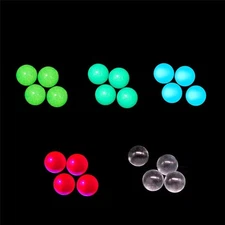 Aoheuo 6mm Color Mixing Quartz Balls UV Reactive Pearls American Small, 10pcs 