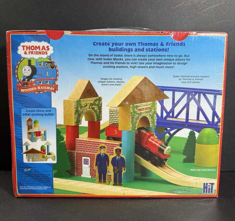 Thomas & Friends здания и назначения Содор блоки, дерево 2004 LC99265 ЗАПЕЧАТАННЫЙ - Изображение 2 из 4
