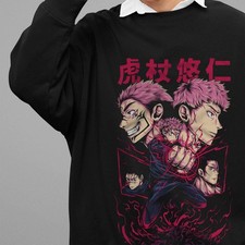 Jujutsu Kaisen Sweatshirt Sukuna Yuji Sweater JJK Anime Pullover Gojo Satoru