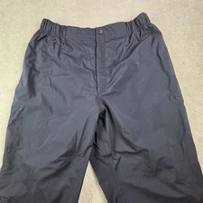 Nike Golf Storm Fit Rain Pants Men's Sz XL Blue Zip Leg Drawstring Waterproof