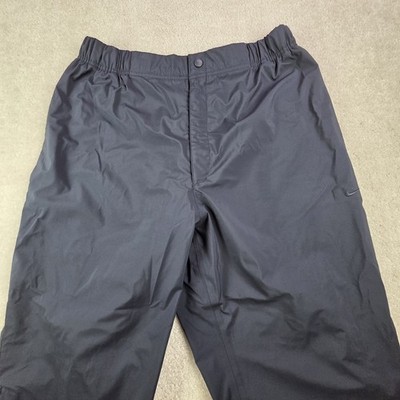 Nike Golf Storm Fit Rain Pants Men's Sz XL Blue Zip Leg Drawstring  Waterproof