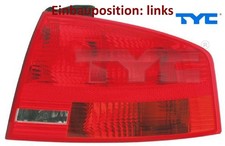 TYC 11-11186-01-2 Heckleuchte links Rücklicht Hecklicht Rückleuchte für Audi 