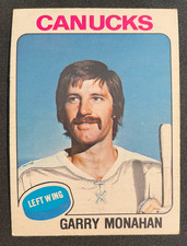 Garry MONAHAN  1975-76 O-Pee-Chee Hockey #357 Vancouver Canucks