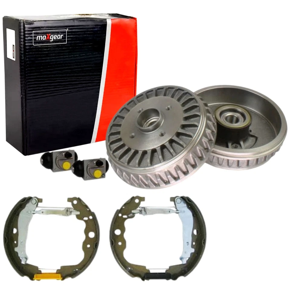 MAXGEAR Bremstrommel Radlager BREMBO Bremsbackensatz Hinten für RENAULT CLIO IV